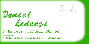 daniel ledeczi business card